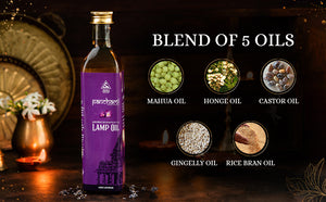 Panchami Lush Lavender Lamp Oil | Blend of 5 Different Oils